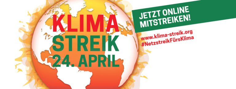 #netzstreikfürsklima – am 24.04. ONLINE mitstreiken!