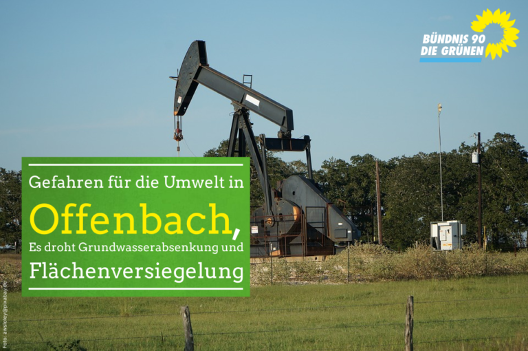 Gefahr für das Grundwasser und Flächenversiegelung in Offenbach