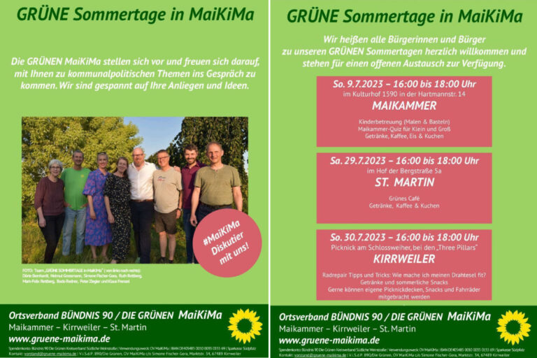 Grüne Sommertage – Maikammer, Kirrweiler St. Martin