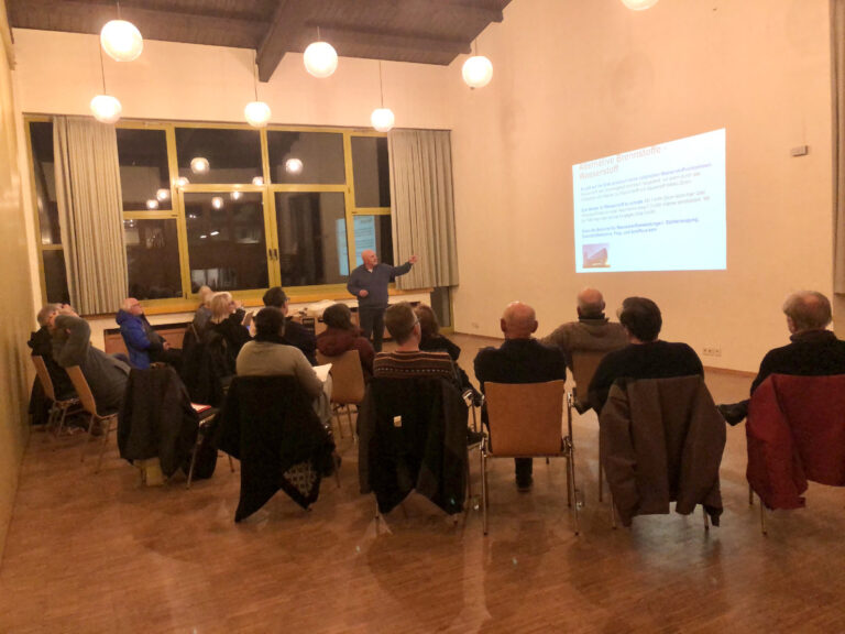 Rückblick: Vortrag zur Wärmeplanung von Bernd Mertel