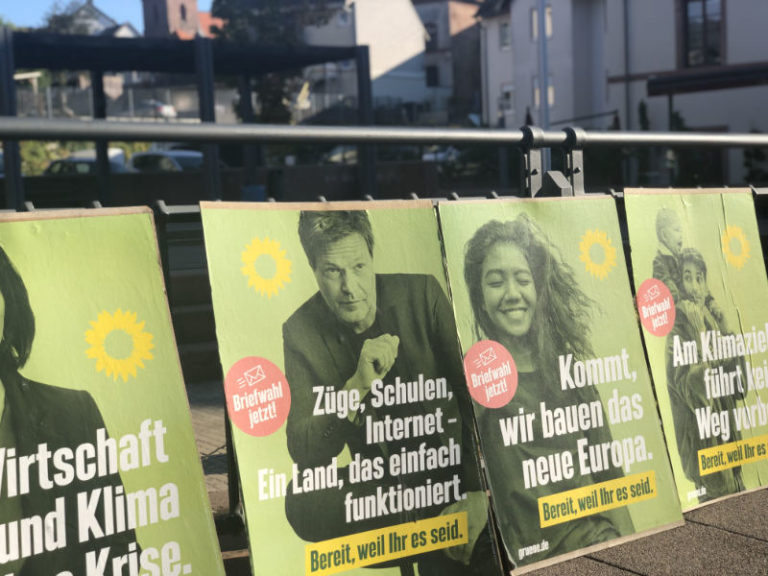 Wahlkampf und Wahlstände im Kreis Südliche Weinstraße